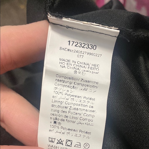 ⬇️SHEINCurve+ Black Asymmetrical Ruffled Cocktail Dress - Picture 5 of 5